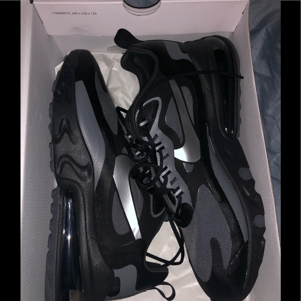 air max 270 all black/grey